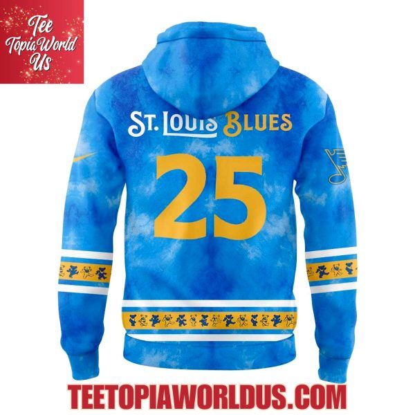 St. Louis Blues Grateful Dead Night 2025 Hoodie