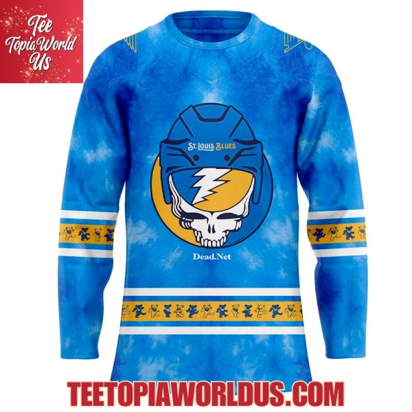 St. Louis Blues Grateful Dead Night 2025 Jersey