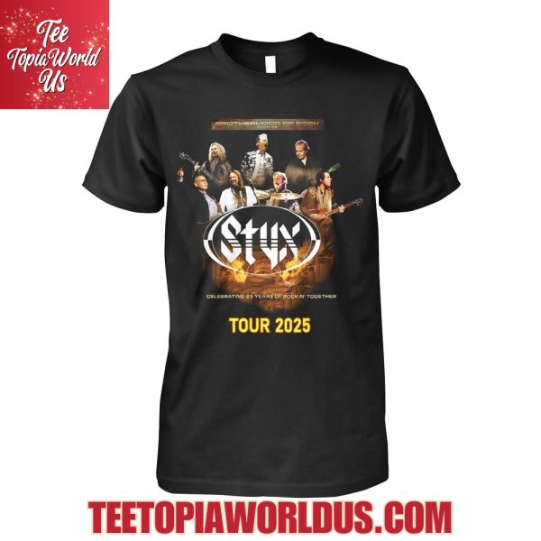 Styx Celebrating 25 Years Of Rockin’ Together Tour 2025 T-Shirt