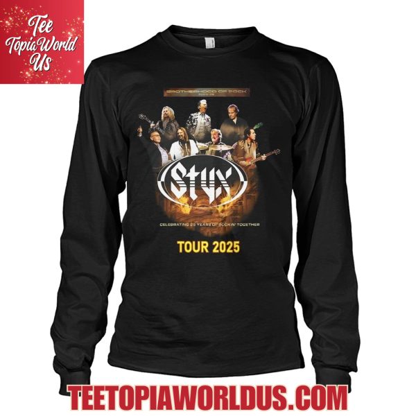 Styx Celebrating 25 Years Of Rockin’ Together Tour 2025 T-Shirt