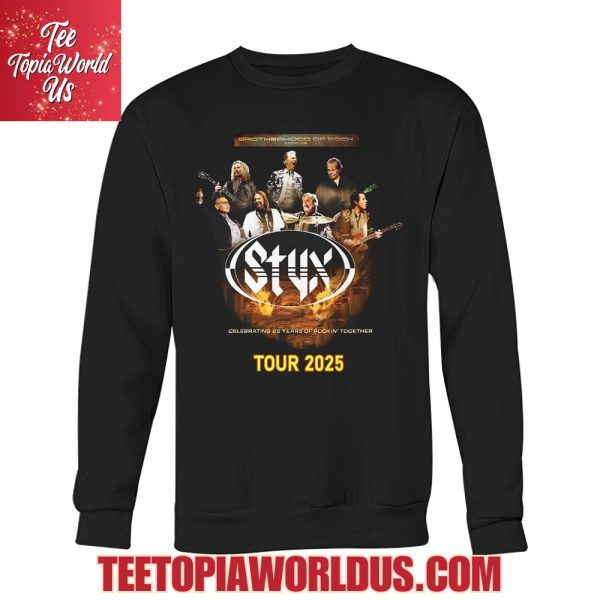 Styx Celebrating 25 Years Of Rockin’ Together Tour 2025 T-Shirt