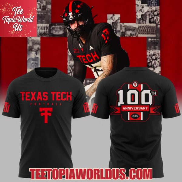 Texas Tech Red Raiders 100th Anniversary 1925-2025 Tshirt, Hoodie