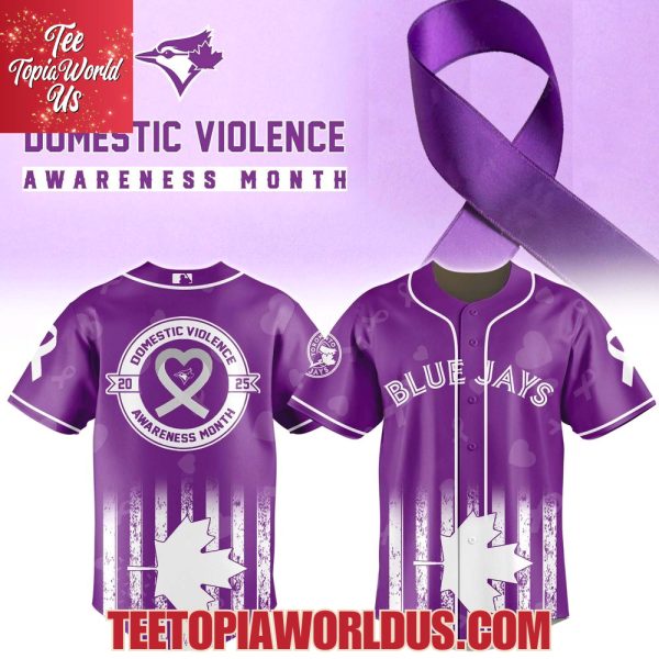 Toronto Blue Jays x Domestic Violence Awareness Month 2025 Jersey