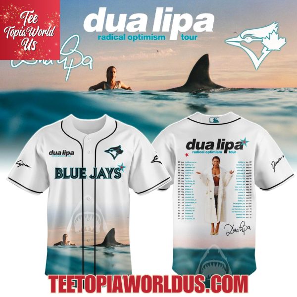 Toronto Blue Jays x dua lipa radical optimism Tour 2025 Jersey