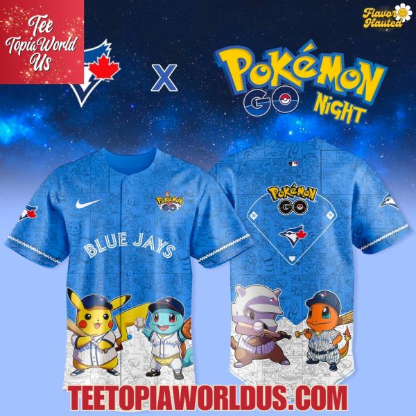 Toronto Blue Jays x Pokémon GO Night Jersey