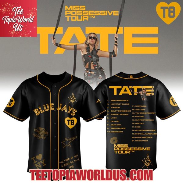Toronto Blue Jays x Tate McRae’s “Miss Possessive Tour” 2025 Jersey