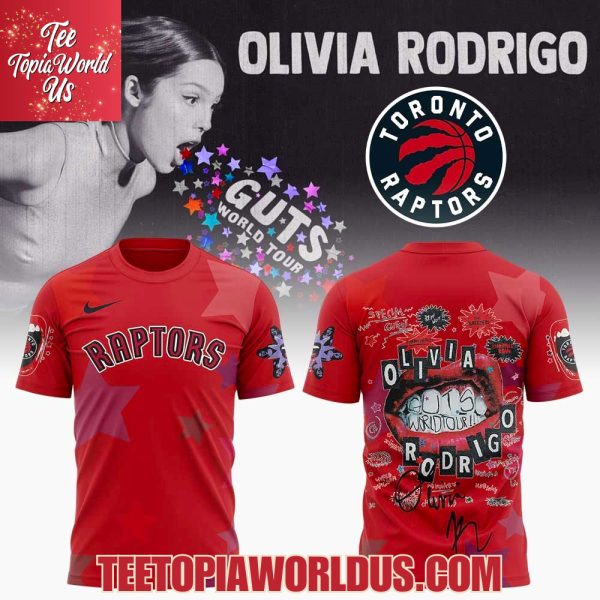Toronto Raptors x Olivia Rodrigo GUTS World Tour 2025 T-Shirt, Hoodie
