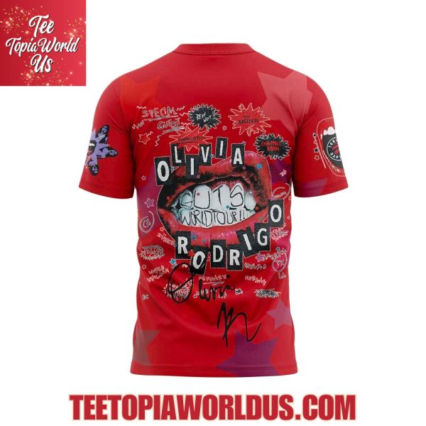 Toronto Raptors x Olivia Rodrigo GUTS World Tour 2025 T-Shirt, Hoodie