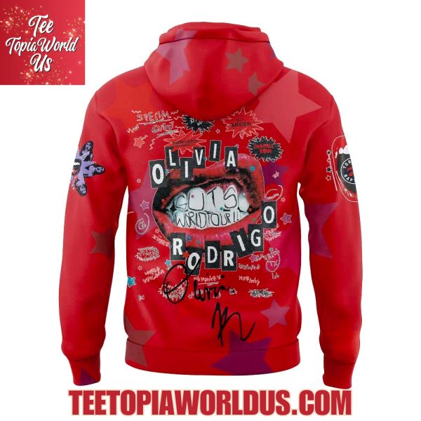 Toronto Raptors x Olivia Rodrigo GUTS World Tour 2025 T-Shirt, Hoodie