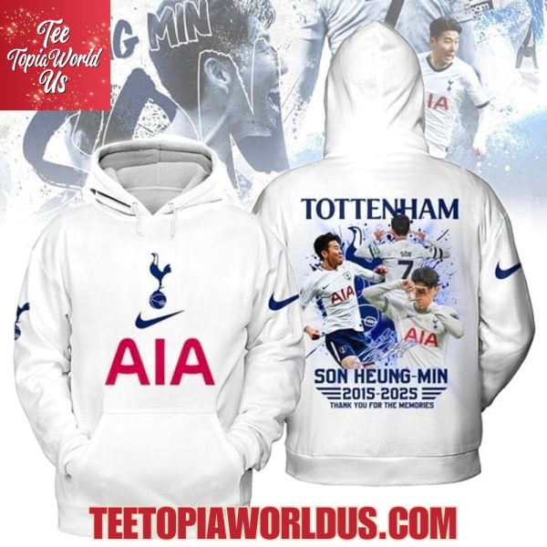 Tottenham Son Heung Min 2015-2025 Thank You For The Memories T-Shirt, Hoodie