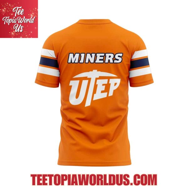 UTEP Miners We Are Back with Threads Orange Uniform T-Shirt, Hoodie