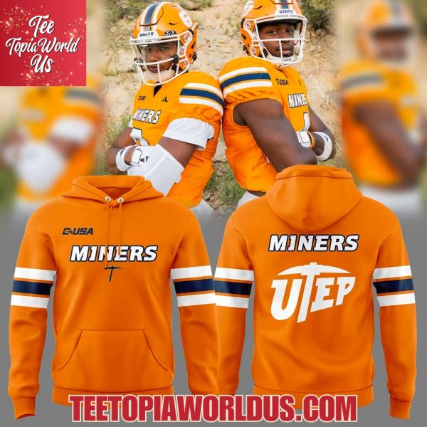 UTEP Miners We Are Back with Threads Orange Uniform T-Shirt, Hoodie