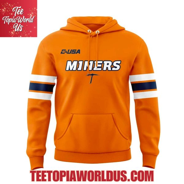 UTEP Miners We Are Back with Threads Orange Uniform T-Shirt, Hoodie