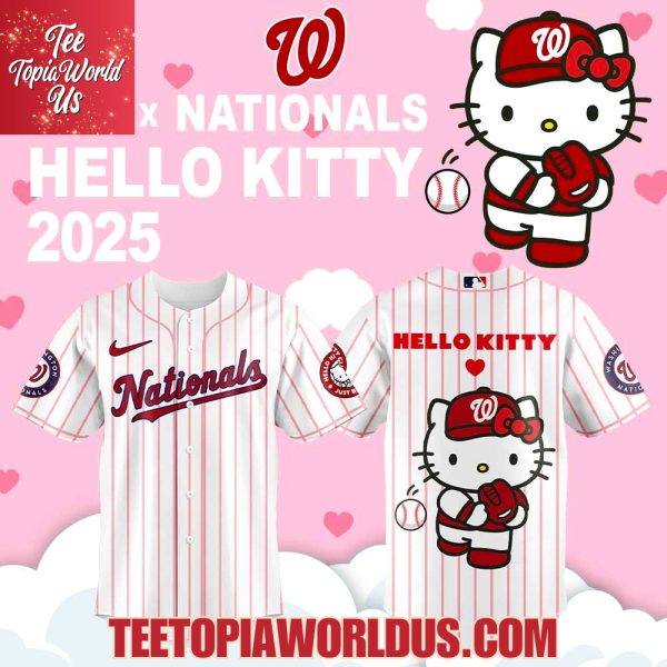 Washington Nationals x Hello Kitty 2025 Baseball Jersey