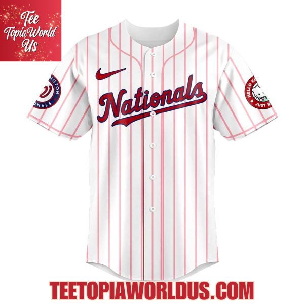 Washington Nationals x Hello Kitty 2025 Baseball Jersey