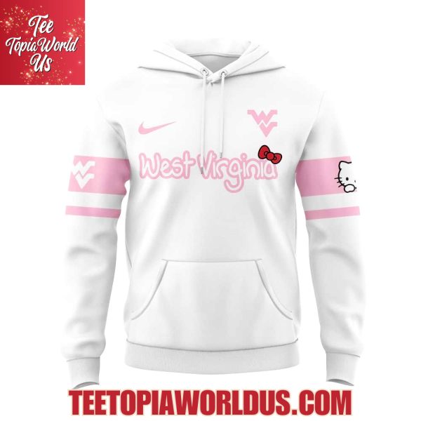 West Virginia Mountaineers Hello Kitty 2025 Hoodie