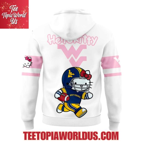 West Virginia Mountaineers Hello Kitty 2025 Hoodie