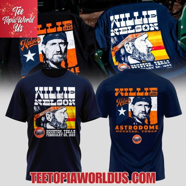 Willie Nelson Astrodome Houston, Texas T-Shirt