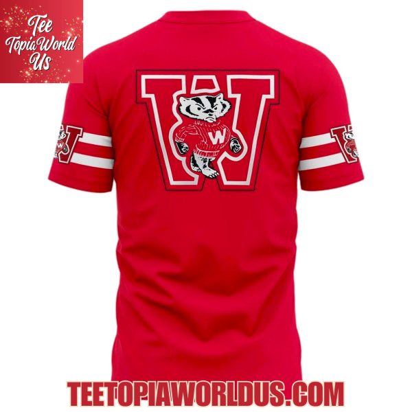 Wisconsin Badgers Football Throwback Uniform T-shirt