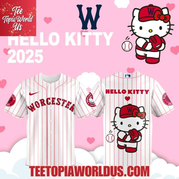 Worcester Red Sox x Hello Kitty 2025 Jersey