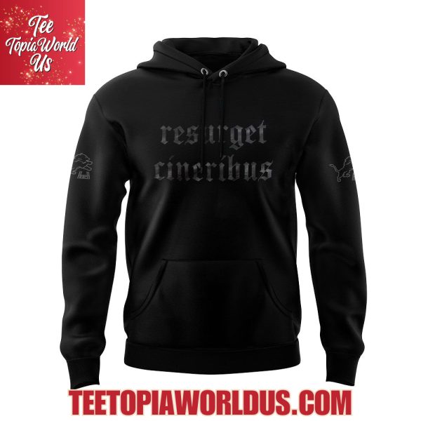 Aidan Hutchinson Black House of Hutch x Detroit Lions Resurget Cineribus Hoodie