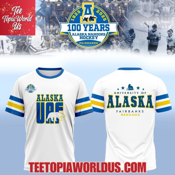 Alaska Nanooks Hockey 100th Anniversary Commemorative Hoodie