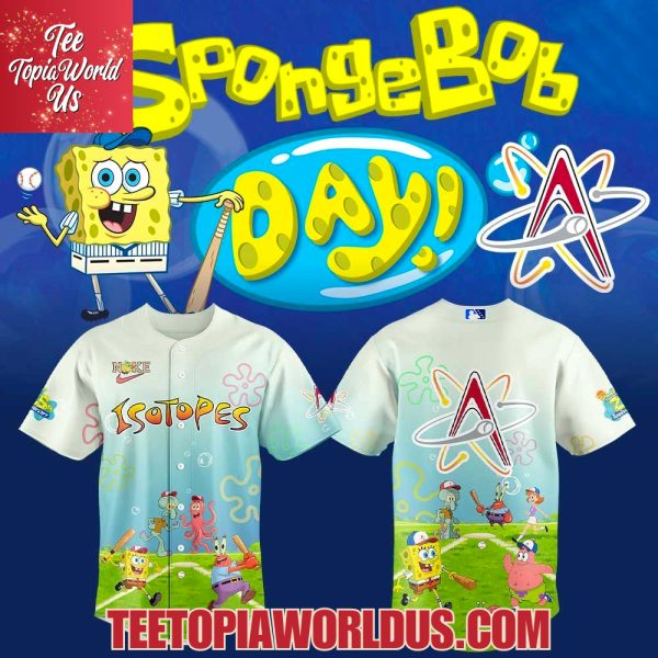 Albuquerque Isotopes SpongeBob Day Jersey