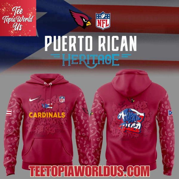 Arizona Cardinals Puerto Rican Heritage Hoodie