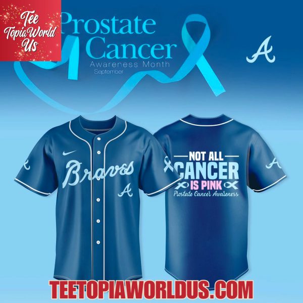 Atlanta Braves Prostate Cancer Awareness Month September Jersey
