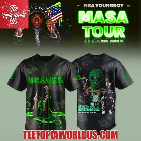 Atlanta Braves x NBA YoungBoy MASA TOUR Jersey