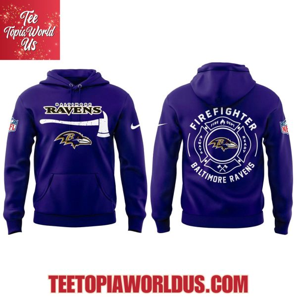 Baltimore Ravens Firefighter Appreciation Day Hoodie
