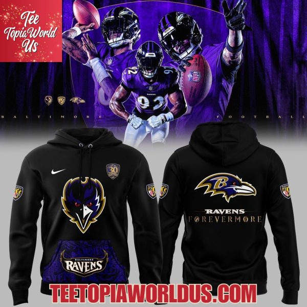 Baltimore Ravens Forevermore 30th Season Hoodie