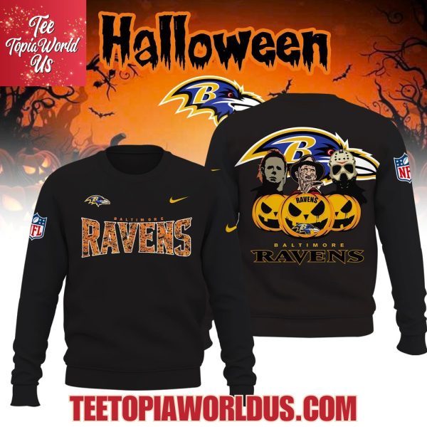 Baltimore Ravens Halloween 2025 Hoodie