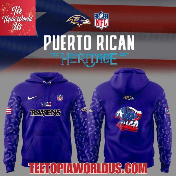 Baltimore Ravens Puerto Rican Heritage Hoodie