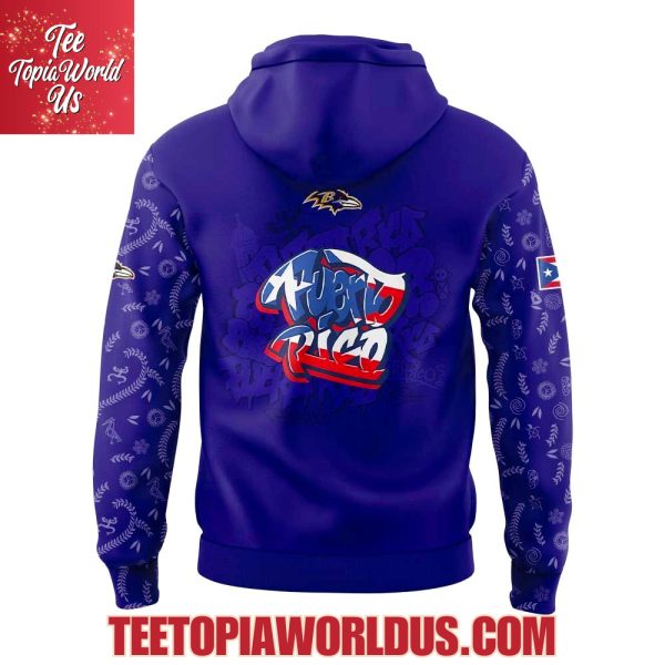 Baltimore Ravens Puerto Rican Heritage Hoodie