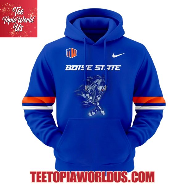 Boise State Football Uniform with new logo Hoodie