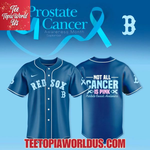 Boston Red Sox Prostate Cancer Awareness Month September Jersey