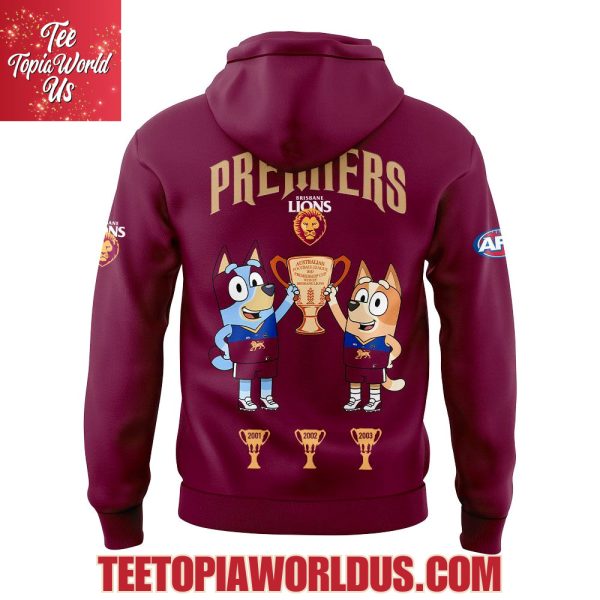 Brisbane Lions 2025 AFL Premiers T-Shirt, Hoodie
