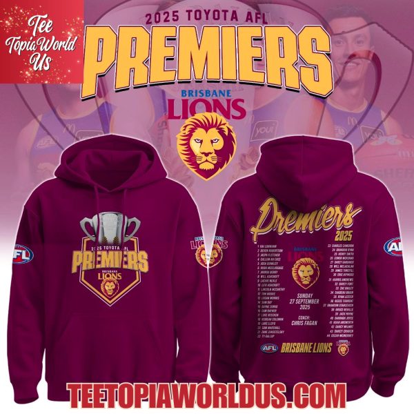 Brisbane Lions AFL Champions 2025 T-Shirt, Hoodie