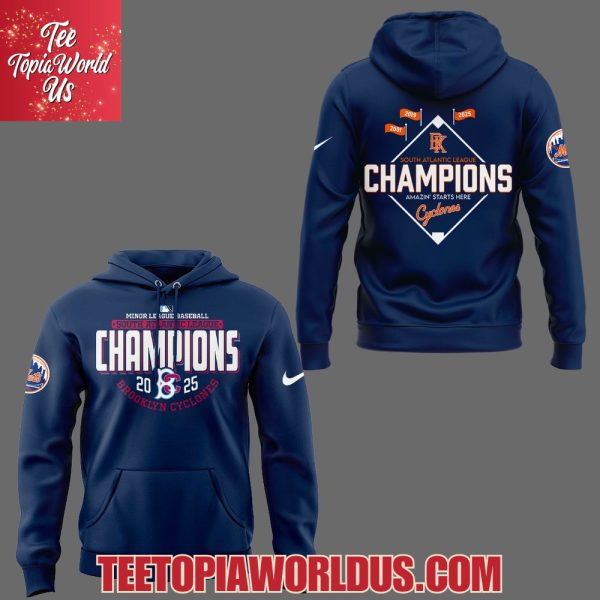 Brooklyn Cyclones 2025 SAL Champions Hoodie
