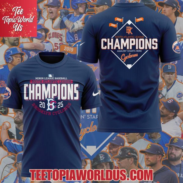 Brooklyn Cyclones 2025 SAL Champions Hoodie