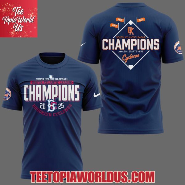 Brooklyn Cyclones 2025 SAL Champions Hoodie