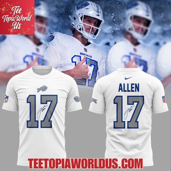 Buffalo Bills Allen 17 Rivalries Signature T-Shirt