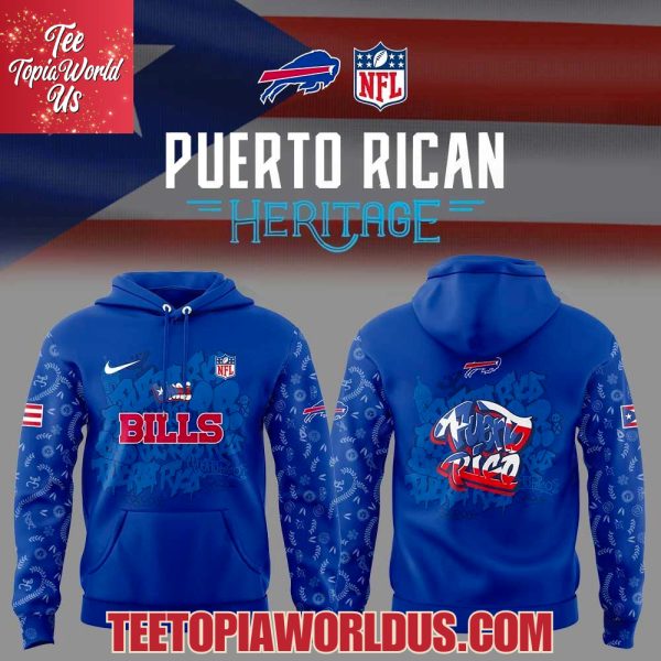 Buffalo Bills Puerto Rican Heritage Hoodie