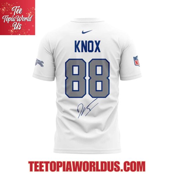 Buffalo Bills Rivalry Series Dawson Knox 88 Signature T-Shirt