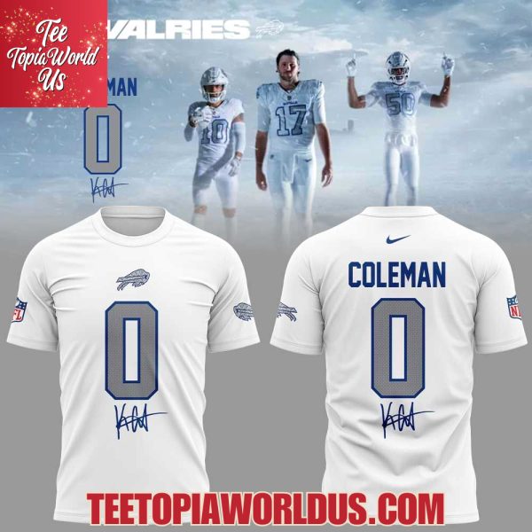 Buffalo Bills Rivalry Series Keon Coleman 0 Signature T-Shirt