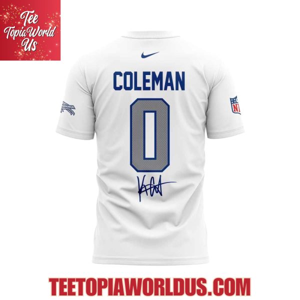 Buffalo Bills Rivalry Series Keon Coleman 0 Signature T-Shirt