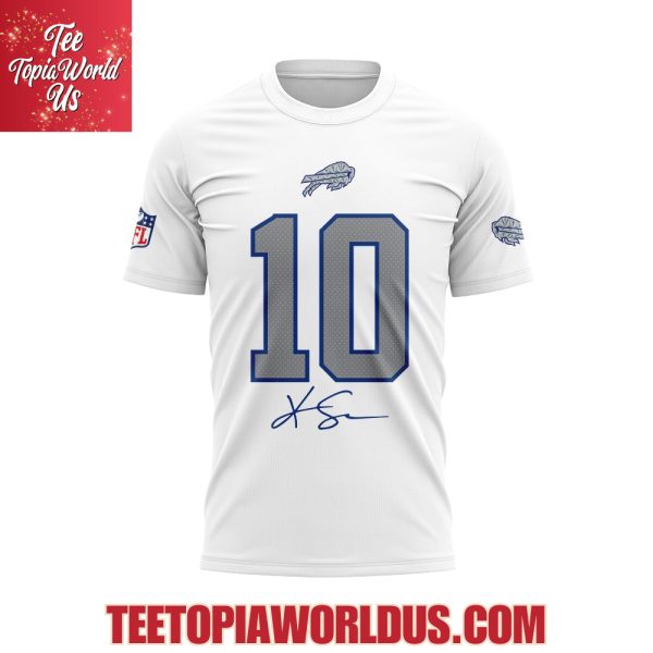 Buffalo Bills Rivalry Series Khalil Shakir 10 Signature T-Shirt