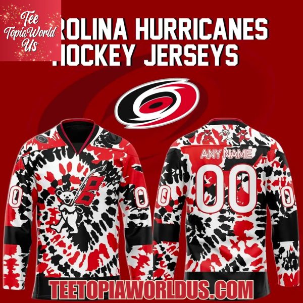 Carolina Hurricanes Grateful Dead Custom Jersey