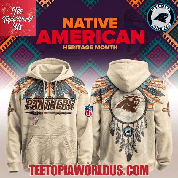 Carolina Panthers Native American Heritage Month Hoodie